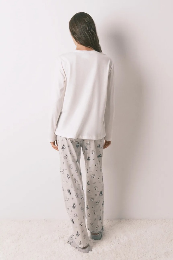 Πιτζάμα women'secret SNOOPY 3132161 μπεζ SS26