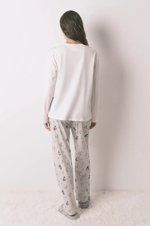 Πιτζάμα women'secret SNOOPY 3132161 μπεζ SS26