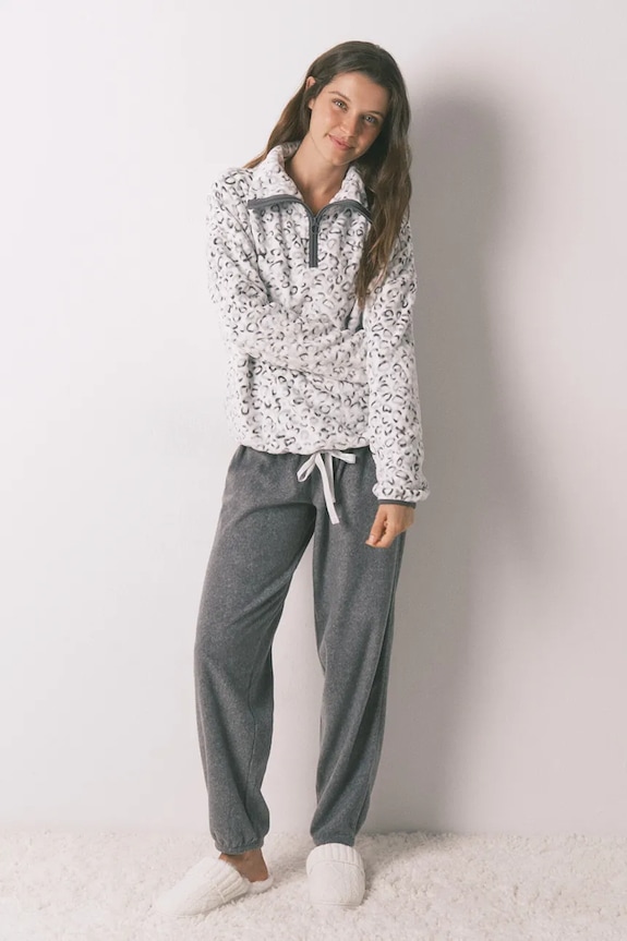 women'secret pijama uni gri 3132173
