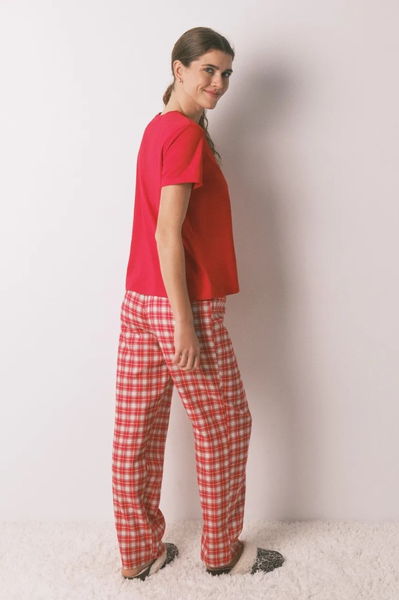 women'secret compleu pijama SNOOPY 3132220 rosu SS26