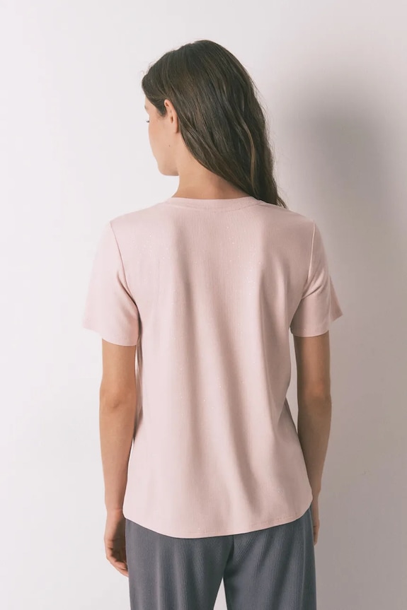 Μπλουζάκι πιτζάμας women'secret 3272331 ροζ SS26