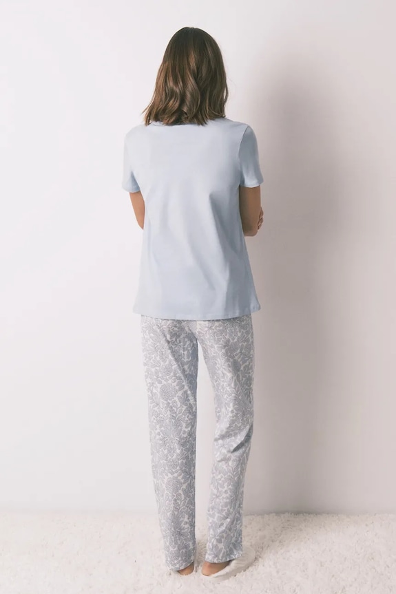 Σετ βαμβακερές πιτζάμες women'secret 3592471 μπλε SS26