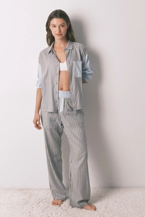women'secret pijama set albastru 3592479