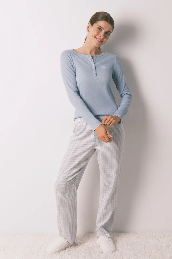 Піжама women'secret трикотаж блакитний 3592486