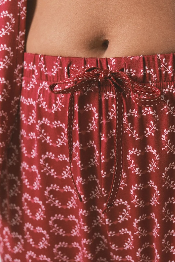 Σετ πιτζάμας women'secret 3792062 μπορντό