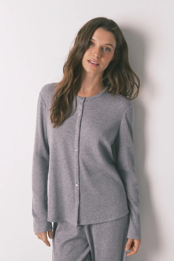 Odzież women'secret komplet piżamowy 3792065 szary