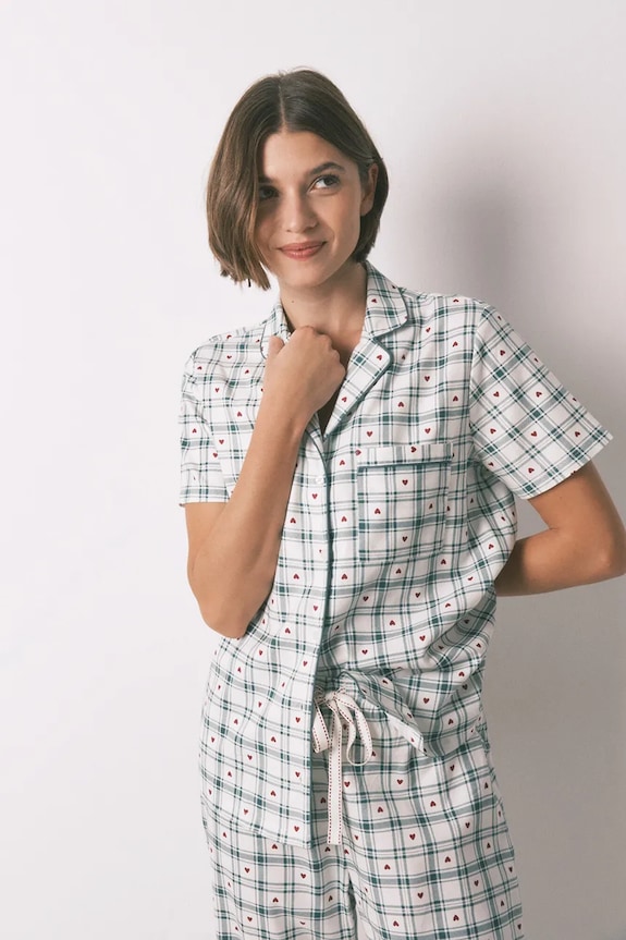 Oblečení Pyžamová souprava s bavlnou women'secret 3792071 zelená