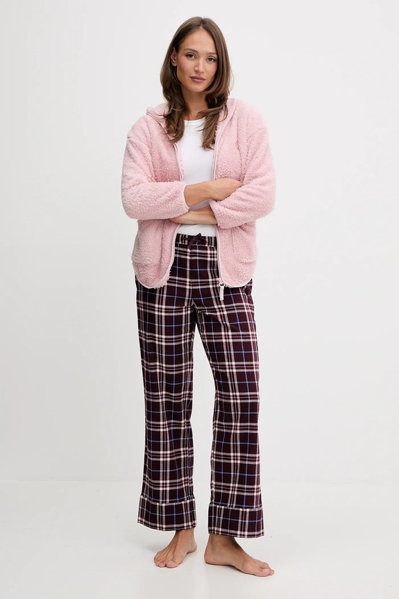 Pyžamová mikina women'secret 4352442 růžová SS26