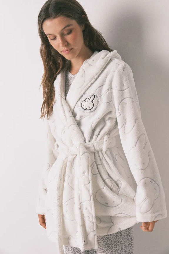 women'secret szlafrok aplikacja biały 4412202