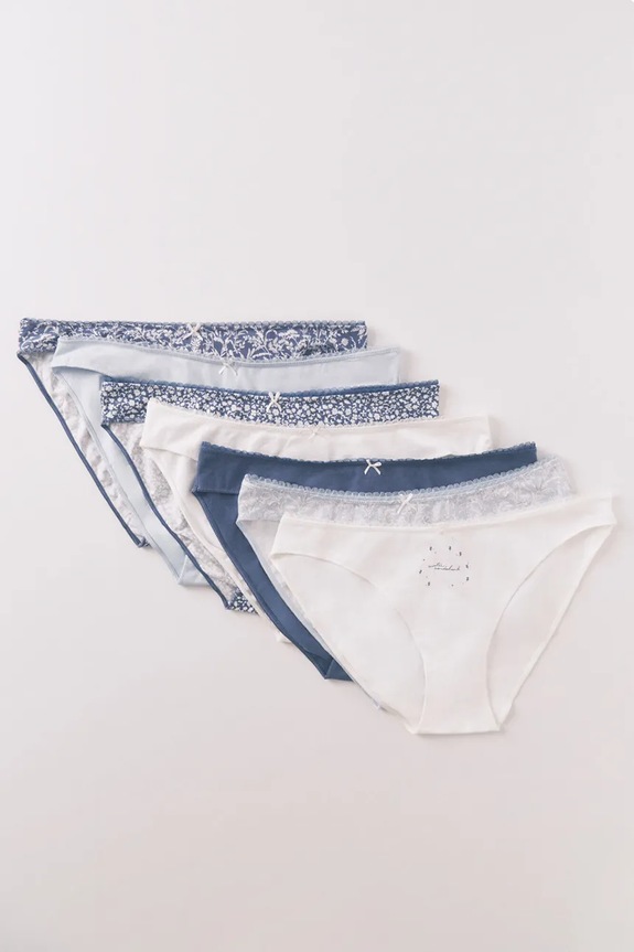 Труси women'secret 7-pack 4932678 блакитний SS26