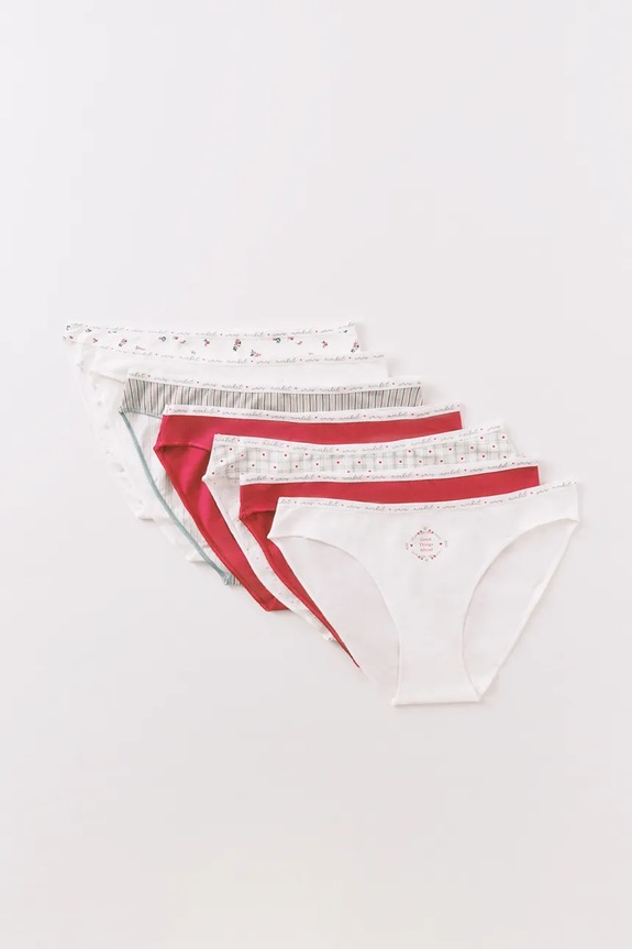 women'secret figi 7-pack 4932679 bordowy SS26