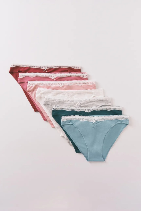 Σλιπ women'secret 7-pack 4932681 λευκό SS26