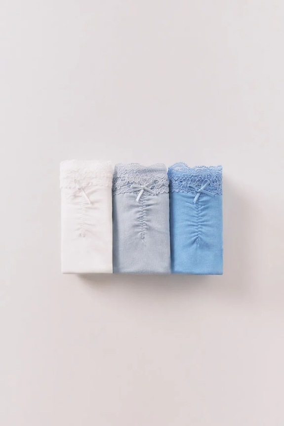 Σλιπ women'secret 3-pack πλεκτό ύφασμα λευκό 4932683
