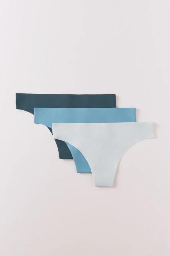 women'secret stringi 3-pack 4932684 zielony SS26
