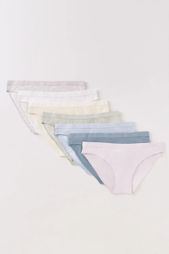 Kalhotky women'secret 7-pack 4932685 bílá SS26