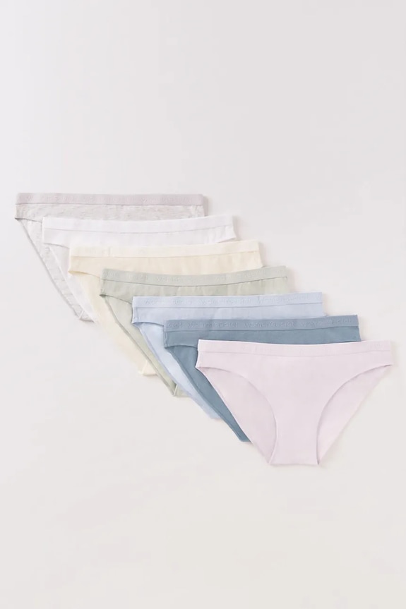 Kalhotky women'secret 7-pack 4932685 bílá SS26