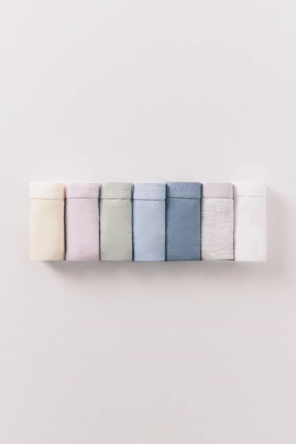 Tanga women'secret 7-pack tanga bílá 4932686