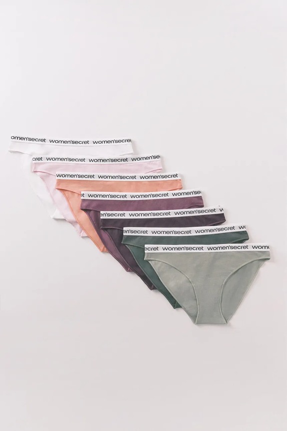 Spodnjice women'secret 7-pack 4932687 bela SS26