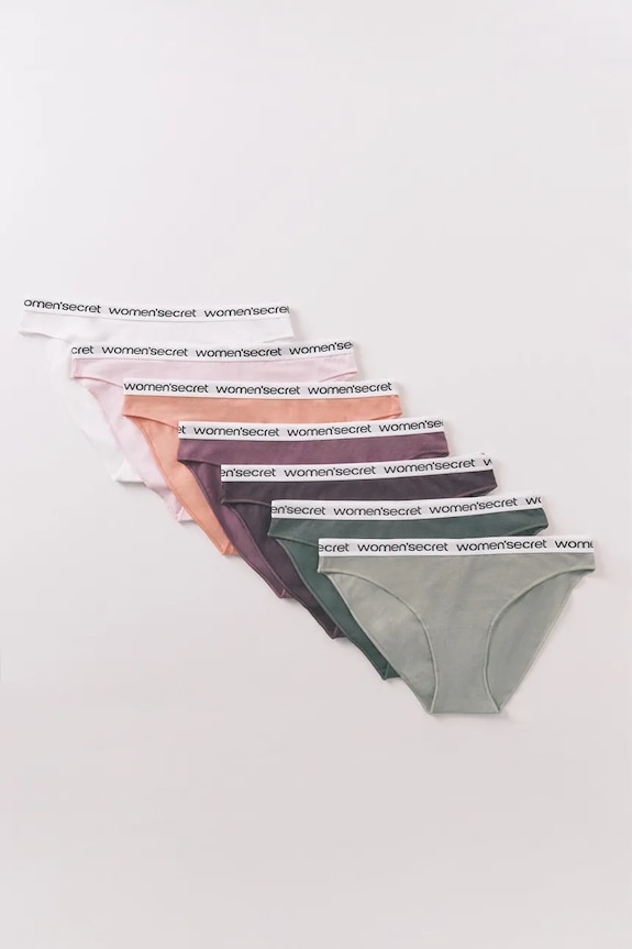Spodnjice women'secret 7-pack 4932687 bela SS26