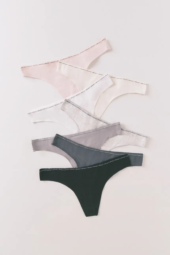 Tangice women'secret 7-pack 4932689 bela SS26