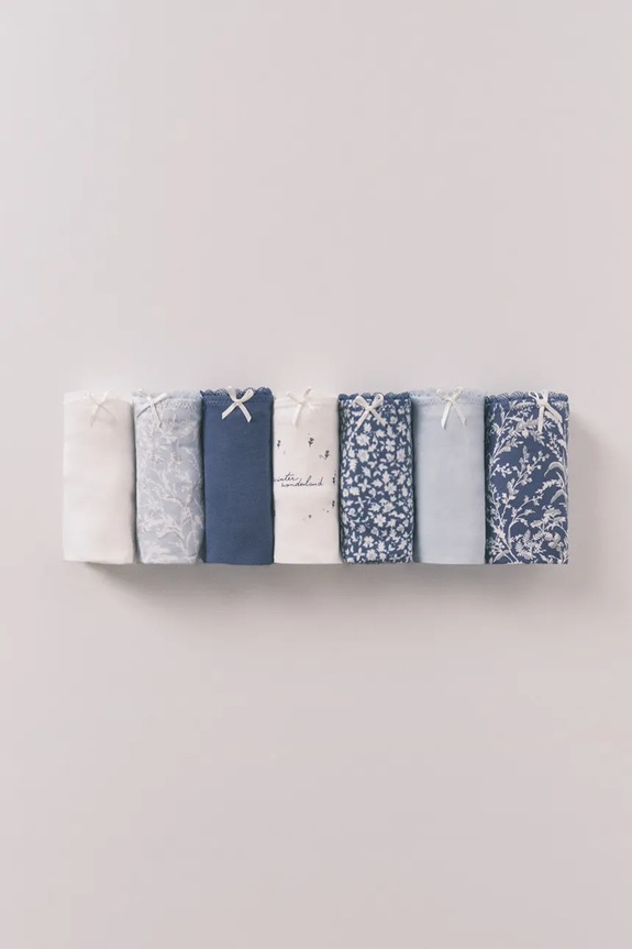 Σλιπ women'secret Christmas 7-pack στάμπα μπλε 4932691