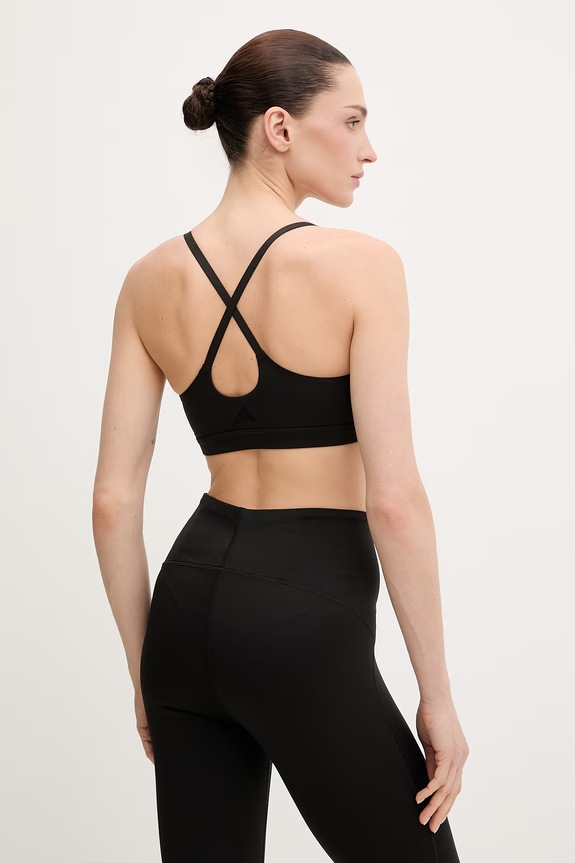 Odzież adidas Performance biustonosz do jogi All me JL5480 czarny