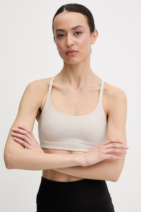 adidas Performance μπουστάκι γιόγκα All me μπεζ JL5481