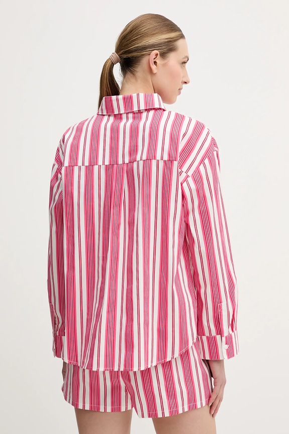 Îmbrăcăminte Juicy Couture cămașă de pijama din bumbac JCYPT126853 roz