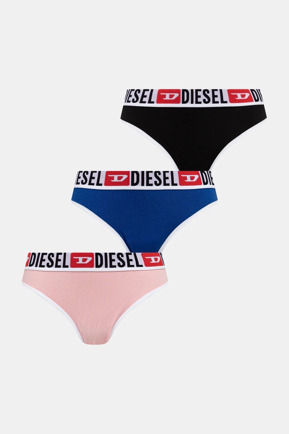 Стринги Diesel UFST-STARS 3 шт трикотаж розовый 00SE0K.0JMBQ