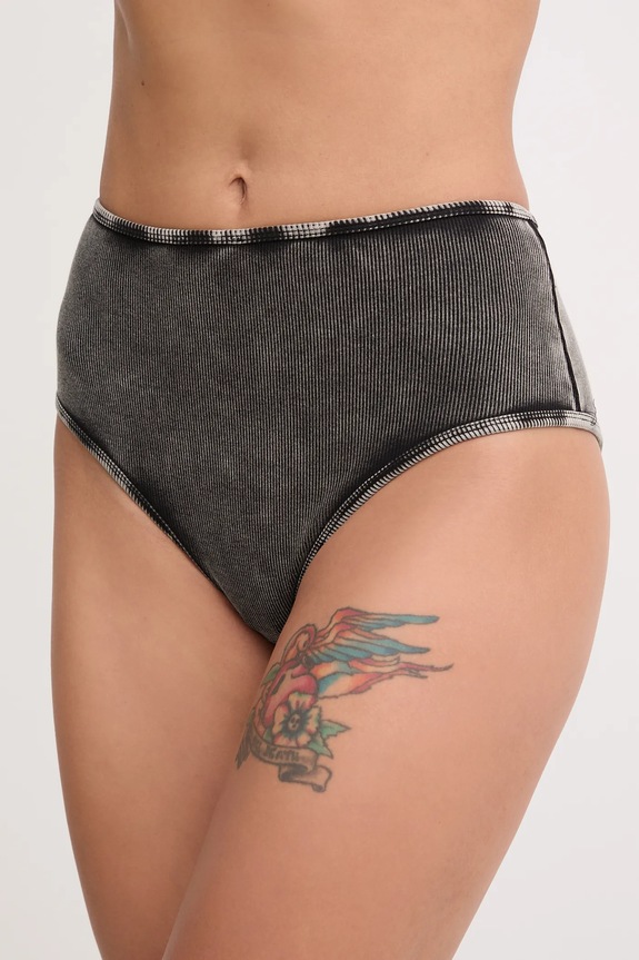 Σλιπ Diesel CHARLI-DNM απλικέ μαύρο A21583.0LKAR