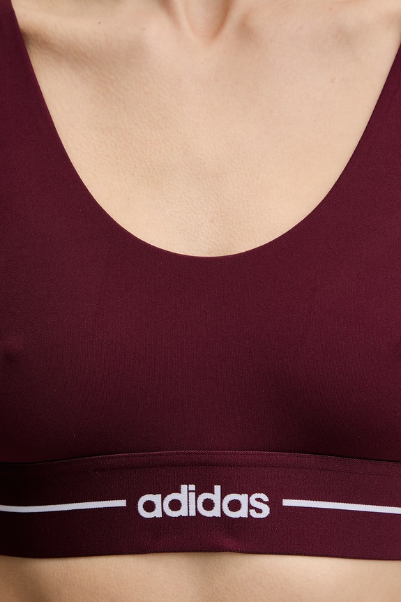 adidas Performance biustonosz sportowy KC7668 bordowy