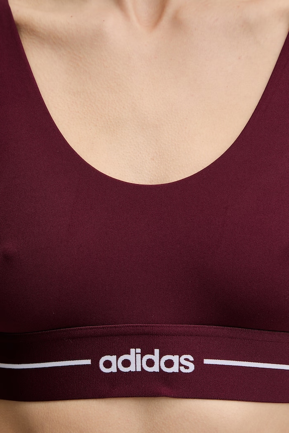 adidas Performance biustonosz sportowy KC7668 bordowy