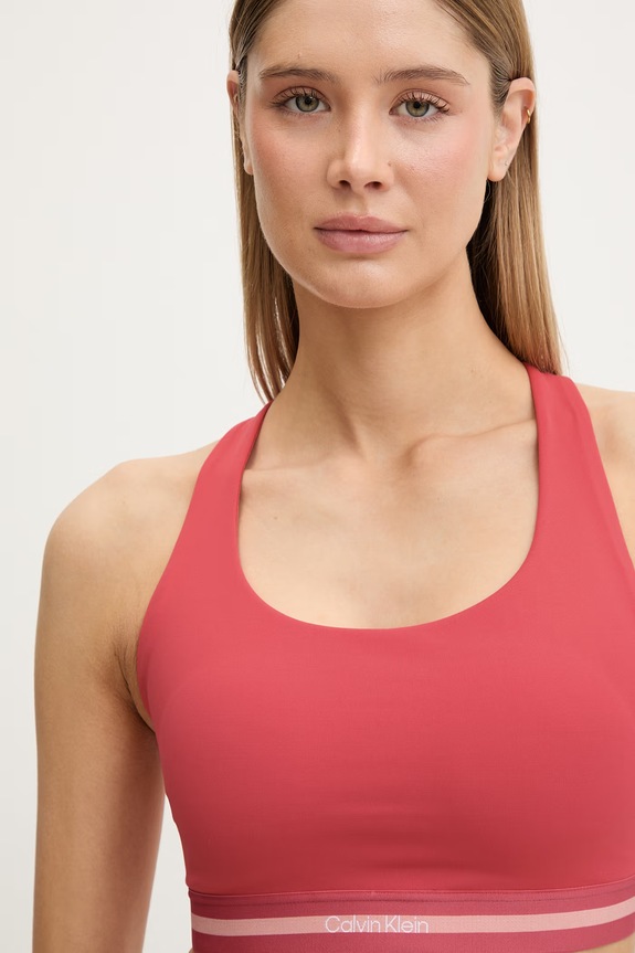 Calvin Klein Performance biustonosz sportowy różowy LVGWS6K346