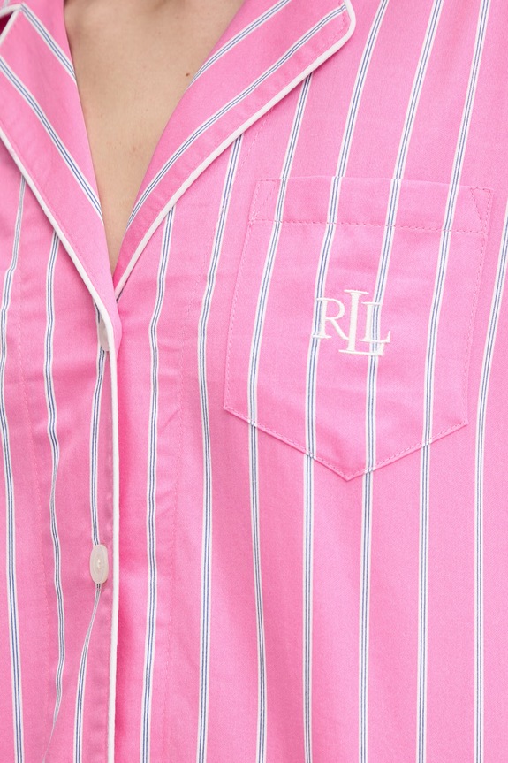 Pyžamo Lauren Ralph Lauren ILN12489 ružová