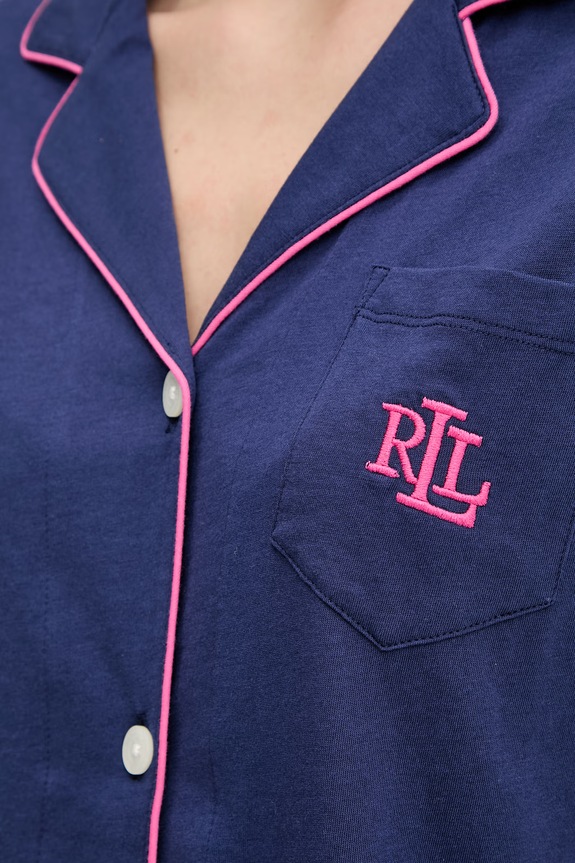 Lauren Ralph Lauren piżama ILN12504 granatowy