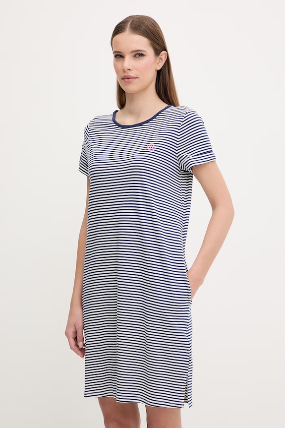 Lauren Ralph Lauren camicia da notte top blu navy ILN22503