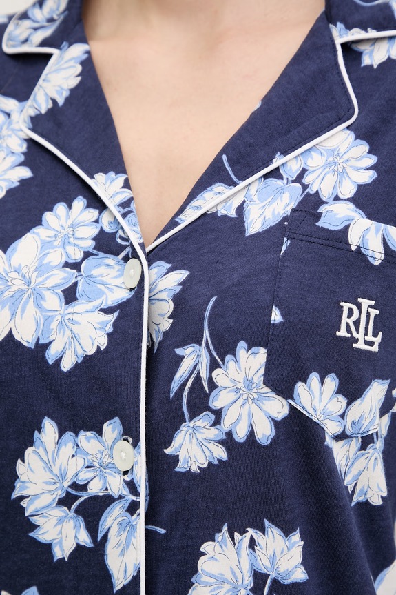 Lauren Ralph Lauren koszula nocna granatowy ILN32491