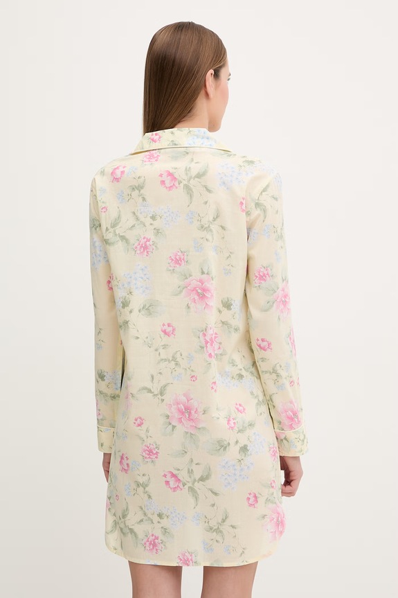 Lauren Ralph Lauren koszula nocna ILN32493 żółty SS26