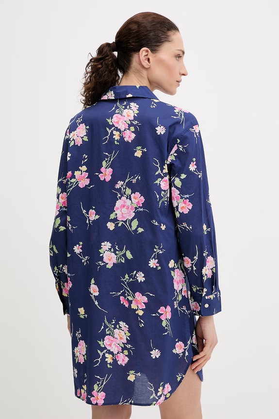 Lauren Ralph Lauren koszula nocna ILN32499 granatowy SS26