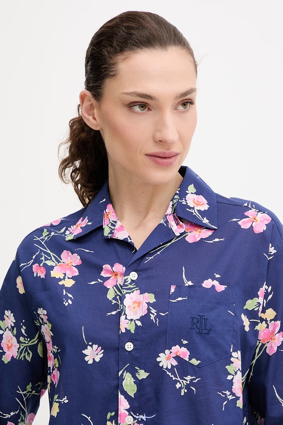 Odzież Lauren Ralph Lauren koszula nocna ILN32499 granatowy