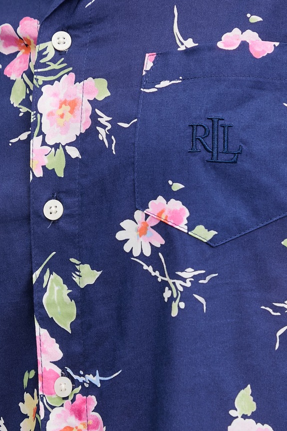 Lauren Ralph Lauren koszula nocna granatowy ILN32499