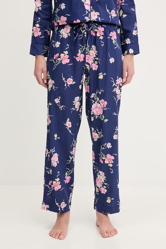 Pyžamo Lauren Ralph Lauren námořnická modř ILN92499