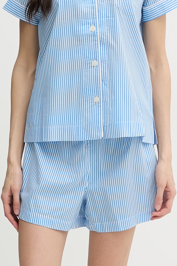 Oblečenie Lauren Ralph Lauren dvojdielne pyžamo dámske s bavlnou ILN12506 modrá