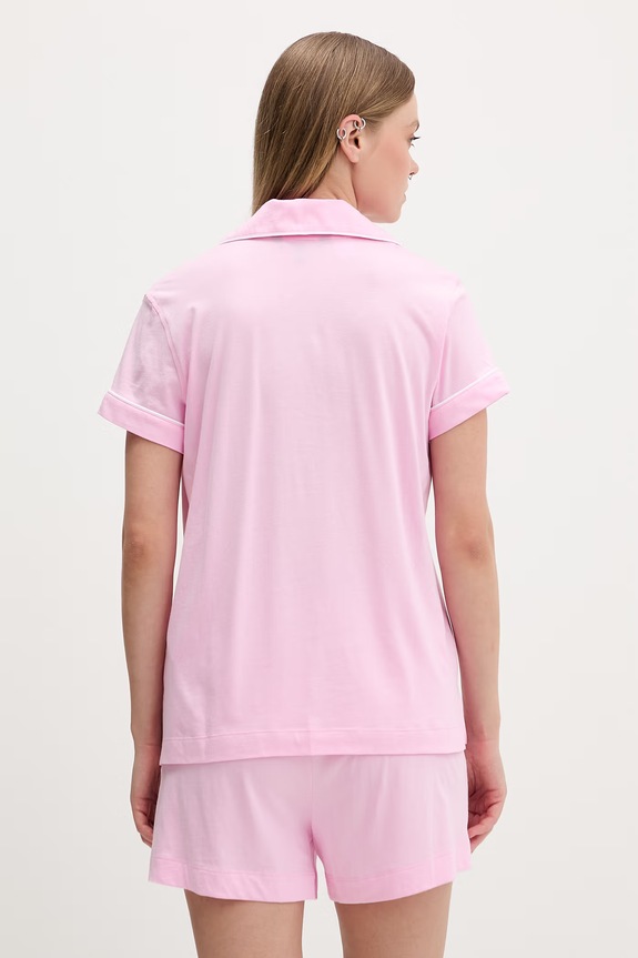 Lauren Ralph Lauren pyžamo dámske s bavlnou ružová ILN12509