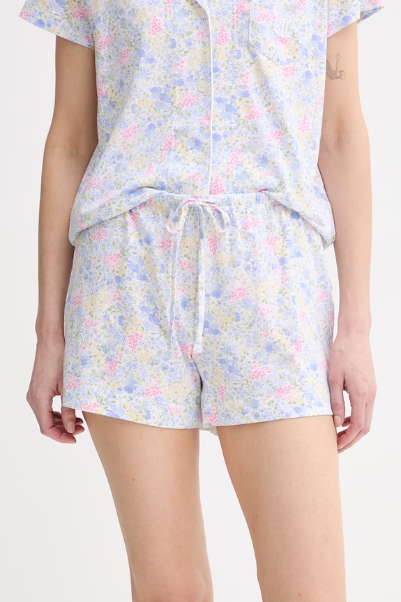 Lauren Ralph Lauren dvojdielne pyžamo dámske s viskózou ILN12515 fialová SS26