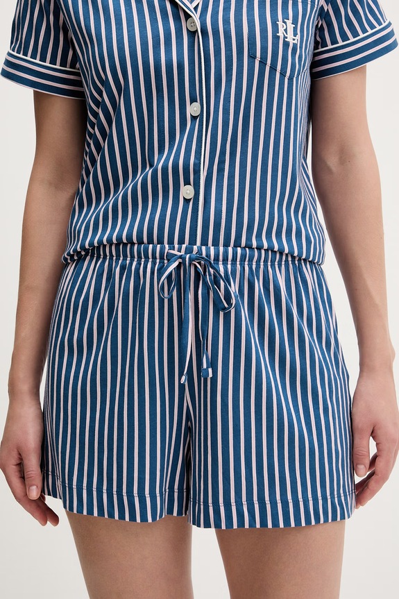 Lauren Ralph Lauren dvojdielne pyžamo dámske z viskózou ILN12519 tmavomodrá SS26