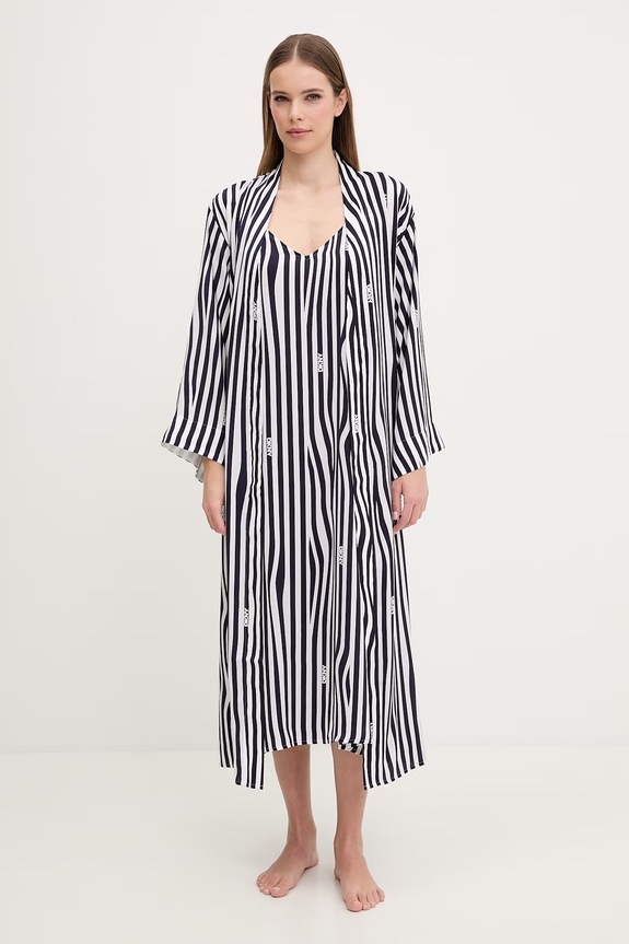 Dkny szlafrok YI20099 granatowy SS26