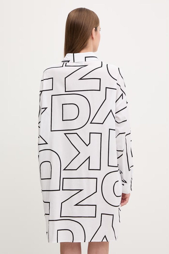 Pyžamová košile Dkny YI30100 bílá SS26
