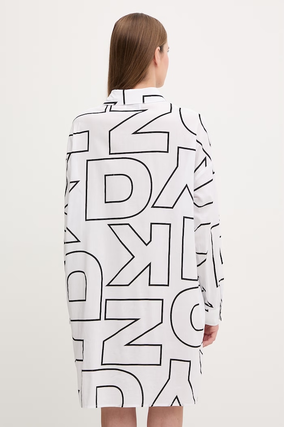 Pyžamová košile Dkny YI30100 bílá SS26