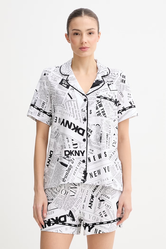 DKNY piżama dwuczęściowa damska biały YI50095